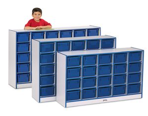 Jonti-Craft Rainbow Accents 20 Tray Mobile Cubbie