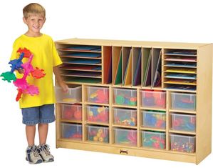 Jonti-Craft ThriftyKYDZ Sectional Mobile Cubbie Without Trays