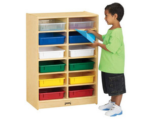 Jonti-Craft 12 Paper Tray Cubby