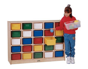 Jonti-Craft 25 Tray Mobile Cubby