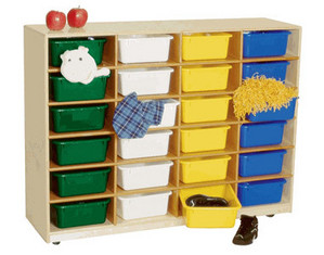 Wood Designs 24 Large Storage Unit Cubby - Fast FREE FedEx Shipping!