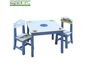 Guidecraft Transportation Table & Chairs Set