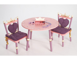 Levels of Discovery Princess Kids Table And Chair Set - Fast FREE FedEx Shipping!