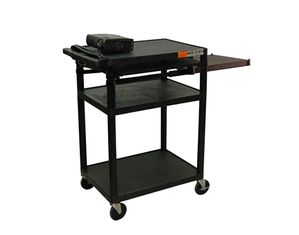 Luxor 18 In  X 24 In W X 34 In H LP Cart Side Pullout Tray