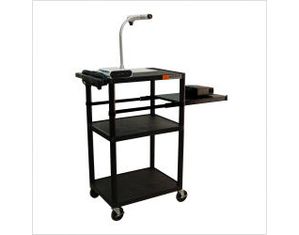 Luxor 18 In  X 24 In W X 41 In H LP Cart Side Pullout Tray