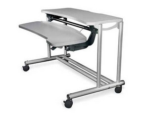 Anthro 48 inch Adjustable Unit Package with CPU Rack Computer Cart - Fast FREE FedEx Shipping!