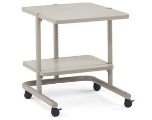 Anthro Computer Cart with 2 Shelves