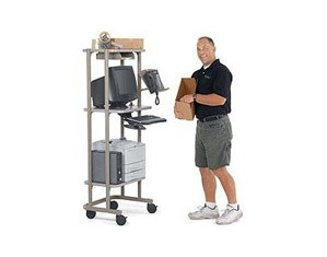 Anthro Ultra Compact Computer Cart - Fast FREE FedEx Shipping!
