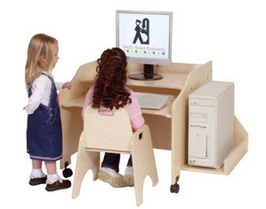 Steffy Wood Mobile Computer Station