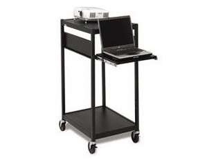 Bretford Powder Coated Recycled Steel Laptop Cart - Fast FREE FedEx Shipping!