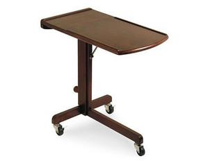 Winsome Antique Walnut Adjustable Laptop Cart - Fast FREE FedEx Shipping!