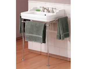 Cheviot Essex Lavatory with Metal Console Sink - Fast FREE FedEx Shipping!