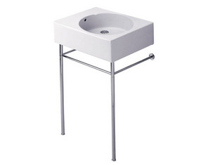 Duravit Scola with Bowl with Single Hole Console Sink - FREE Inside Delivery!