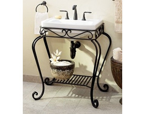 St Thomas Creations 5152.480 Orleans Wrought Iron Richmond Console Sink - Fast FREE FedEx Shipping!