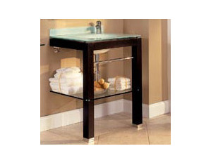Decolav Integrated Tempered Glass Top Lavatory Console - FREE Inside Delivery!