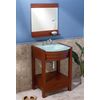 Save  on Wood Lavatory Console with Integrated Glass Top at The Bathroom Sink Faucet Superstore
