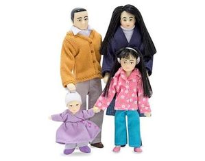 Melissa and Doug Asian Doll Family