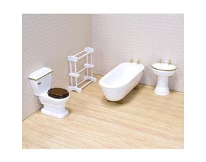 Melissa and Doug Dollhouse Bathroom Furniture