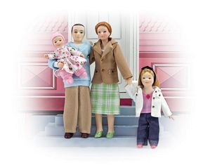 Melissa and Doug Dollhouse Family Set