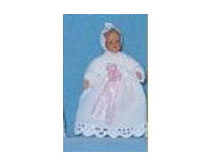 Caco Infant in White Dress - Fast FREE FedEx Shipping!