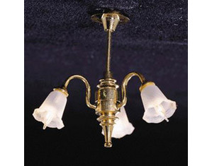 Cir-Kit Concepts 3 Down-Arm Tulip Shade Chandelier