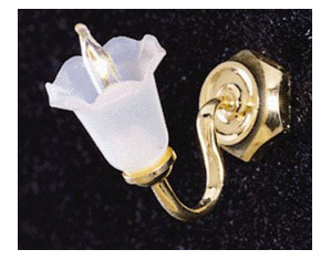 Cir-Kit Concepts Canted Tulip Shade Wall Sconce