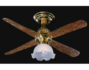 Cir-Kit Concepts Ceiling Fan with Large Tulip Shade - Fast FREE FedEx Shipping!