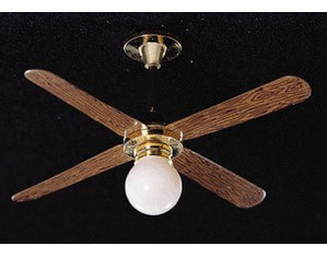 Cir-Kit Concepts Ceiling Fan with Removable Globe