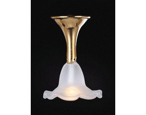 Cir-Kit Concepts Ceiling Lamp with Fluted Shade - Fast FREE FedEx Shipping!