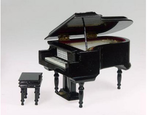 Heidi Ott Baby Grand Piano - Fast FREE FedEx Shipping!