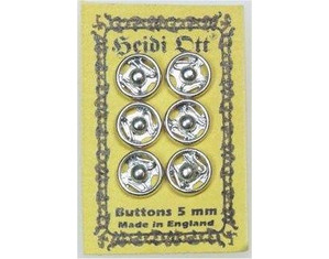 Heidi Ott XZ722 Silver Snap Fasteners - Fast FREE FedEx Shipping!