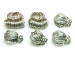 Heidi Ott XZ807 6 Piece Assorted Old Woman Wigs - Fast FREE FedEx Shipping!