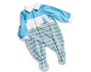 Lee Middleton Blue Nautical Sleeper - Fast FREE FedEx Shipping!