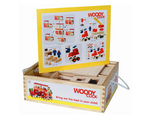 Woody Click Fire Building Set - Fast FREE FedEx Shipping!