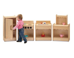 Jonti-Craft Toddler Contempo Kitchen - 4 Piece Set