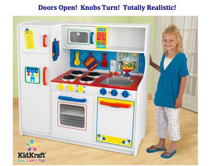 KidKraft Deluxe Lets Cook Play Kitchen