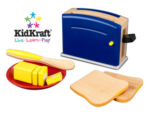 KidKraft Primary Toaster Set