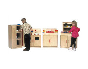 Steffy Wood 4 Piece Kitchen Set