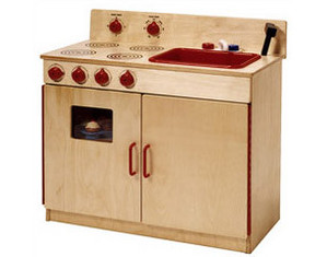 Steffy Wood School Age 2-in-1 Kitchen Center