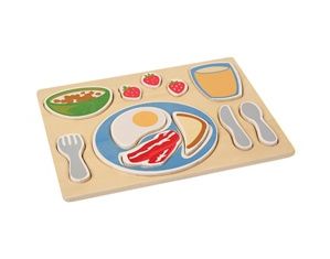 Guidecraft Sorting Food Tray - Breakfast Play Kitchen Accessory