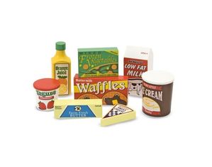 Melissa and Doug Wooden Fridge Food Set