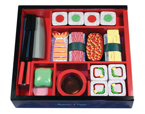 Melissa and Doug Sushi Slicing Box Toy Play Set