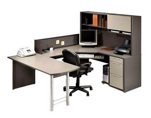 Bestar Legacy U-Shape Computer Workstation - Fast FREE FedEx Shipping!
