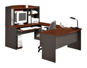 Bestar Master U-Shape Computer Workstation - Fast FREE FedEx Shipping!