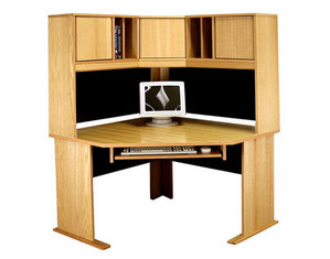 Rush Veneer Office Computer Desk Set - Fast FREE FedEx Shipping!