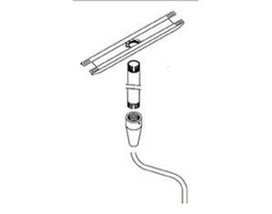 Peerless Extension Column Adapter Kit for Designer Series Ceiling Mount - Fast FREE FedEx Shipping!