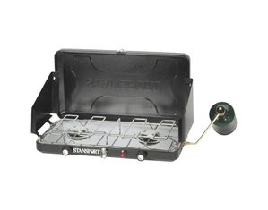 Stansport 2 Burner High Output Propane Stove - Piezo Igniter (205)