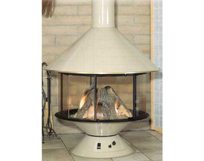 Malm Fireplaces Carousel with Remote Control Gas Stove