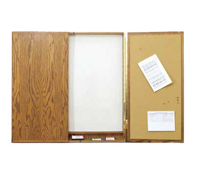 Marsh_Industries_48_x_144_inch_Contemporary_Oak_Conference_Cabinet_Combo_Boards.jpg