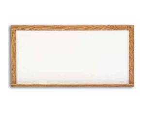 Marsh Industries Remarkaboard Board With Wood Trim Wall Mount White Board